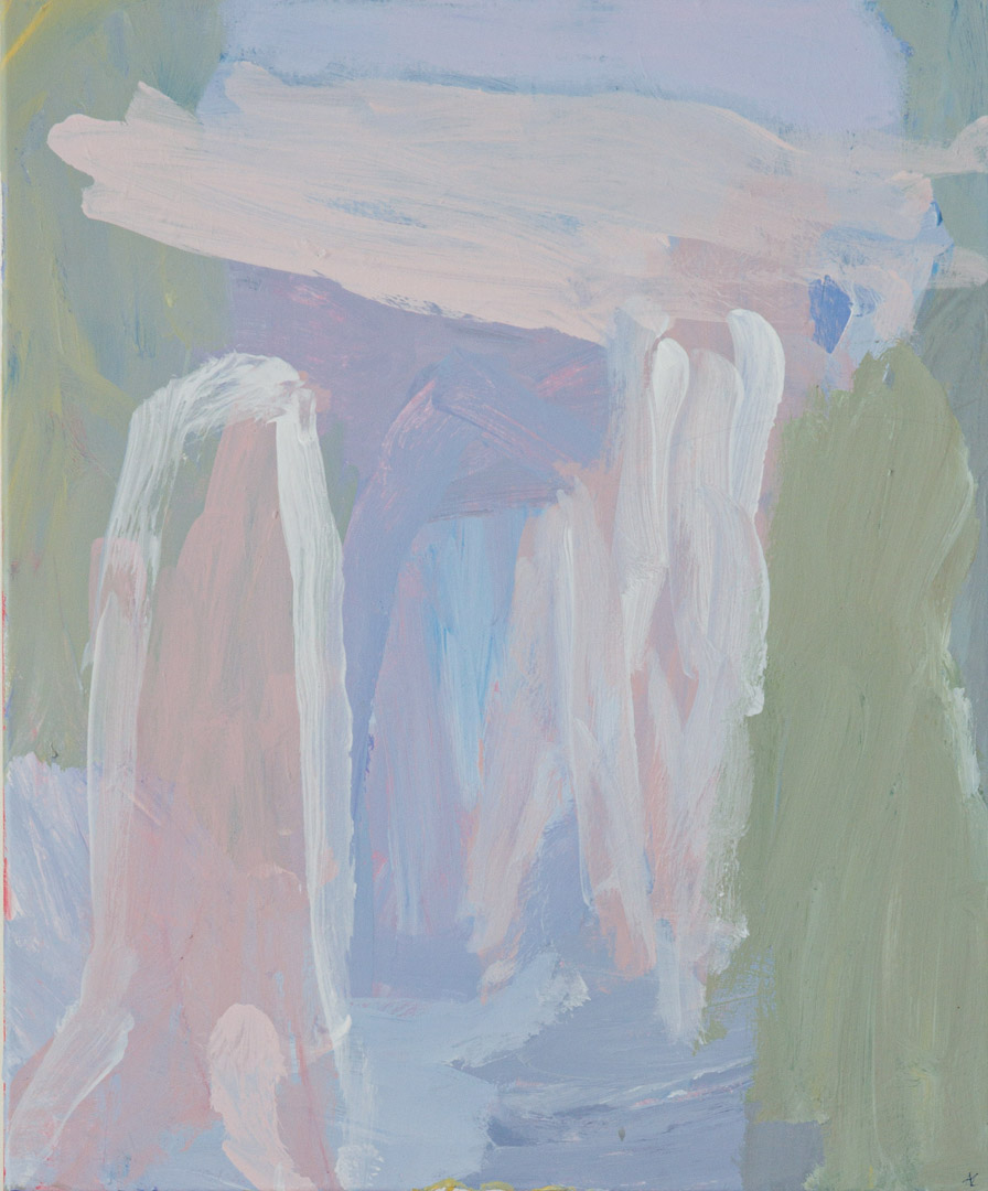 Spring in the Hinterland 2020 | Amy Clarke | Acrylic on canvas | 51 x 61 cm framed in oak