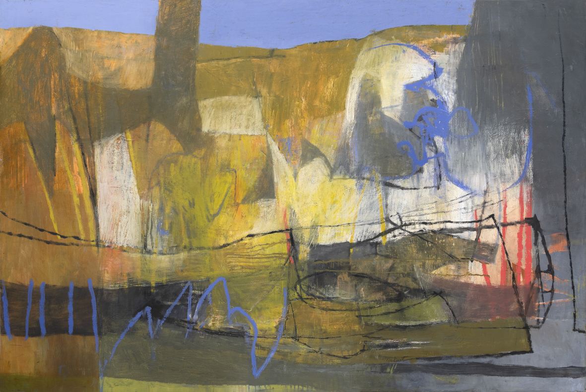 The Stillness 2022 | Kym Barrett | Oils and cold wax medium on canvas | 120 x 180 cm | $5900