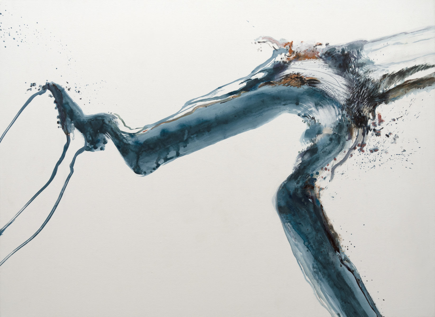 River Bend I | Pam Walpole | Mixed media on canvas | 142 x 190 cm | $7000