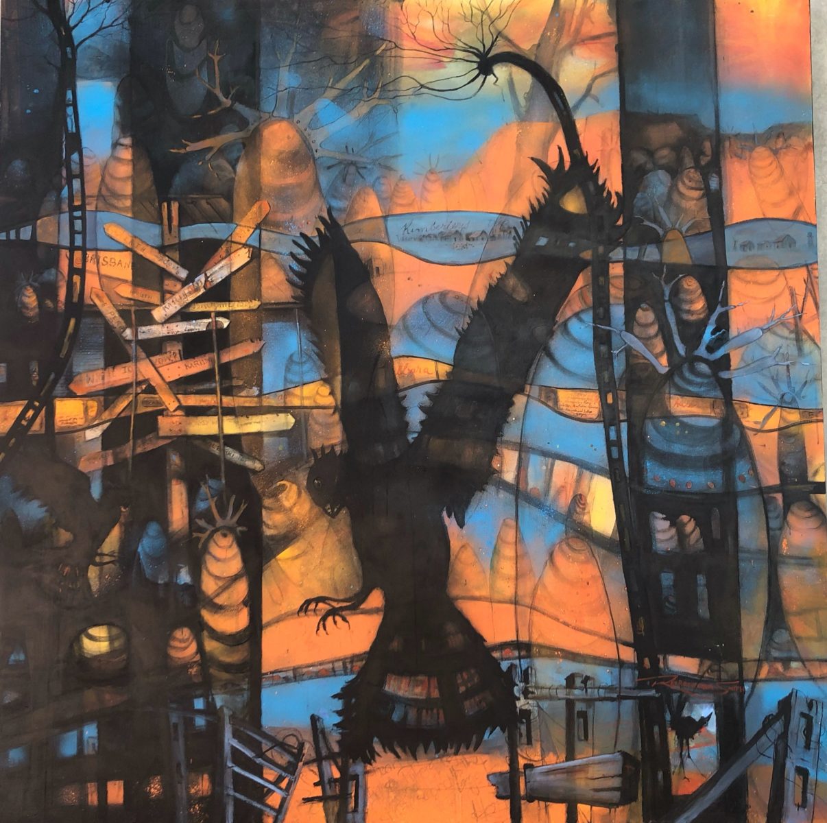 Kalbarri | Rex Backhaus-Smith | Acrylic on canvas | 200 x 200 cm | $18,000