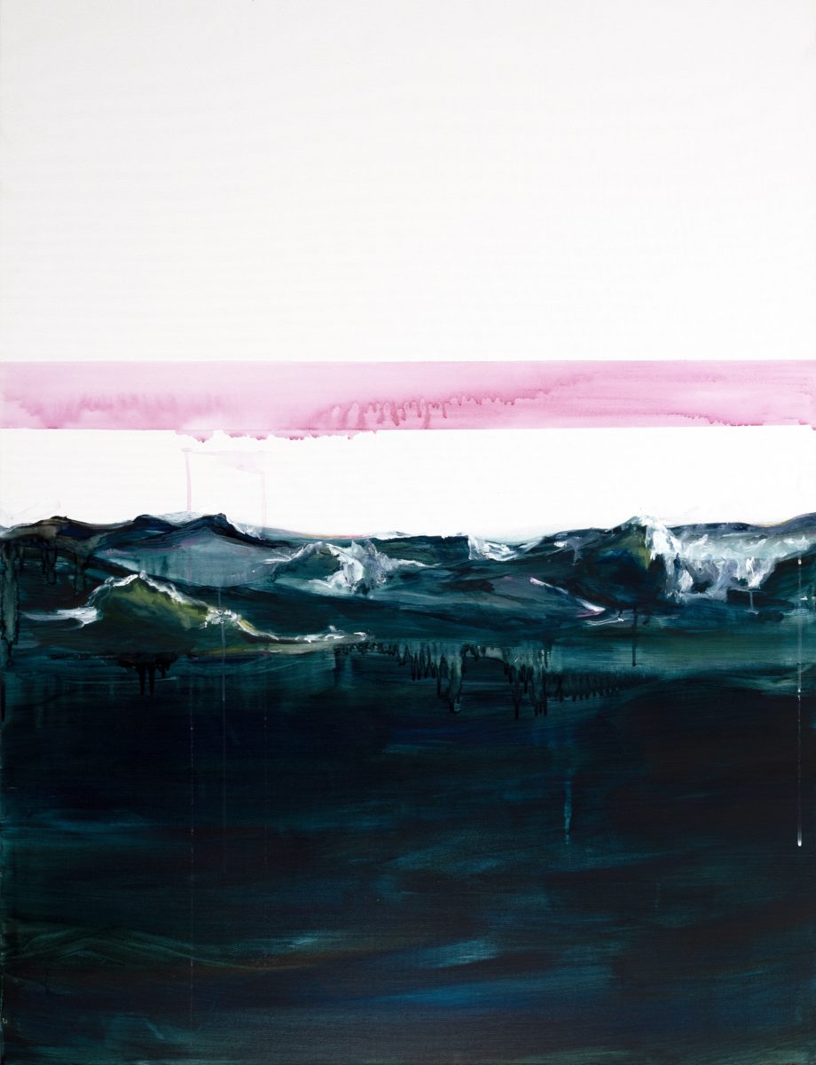 Linger 2022 | Shyanne Clarke | Acrylic on canvas | 122 x 91 cm | $2100