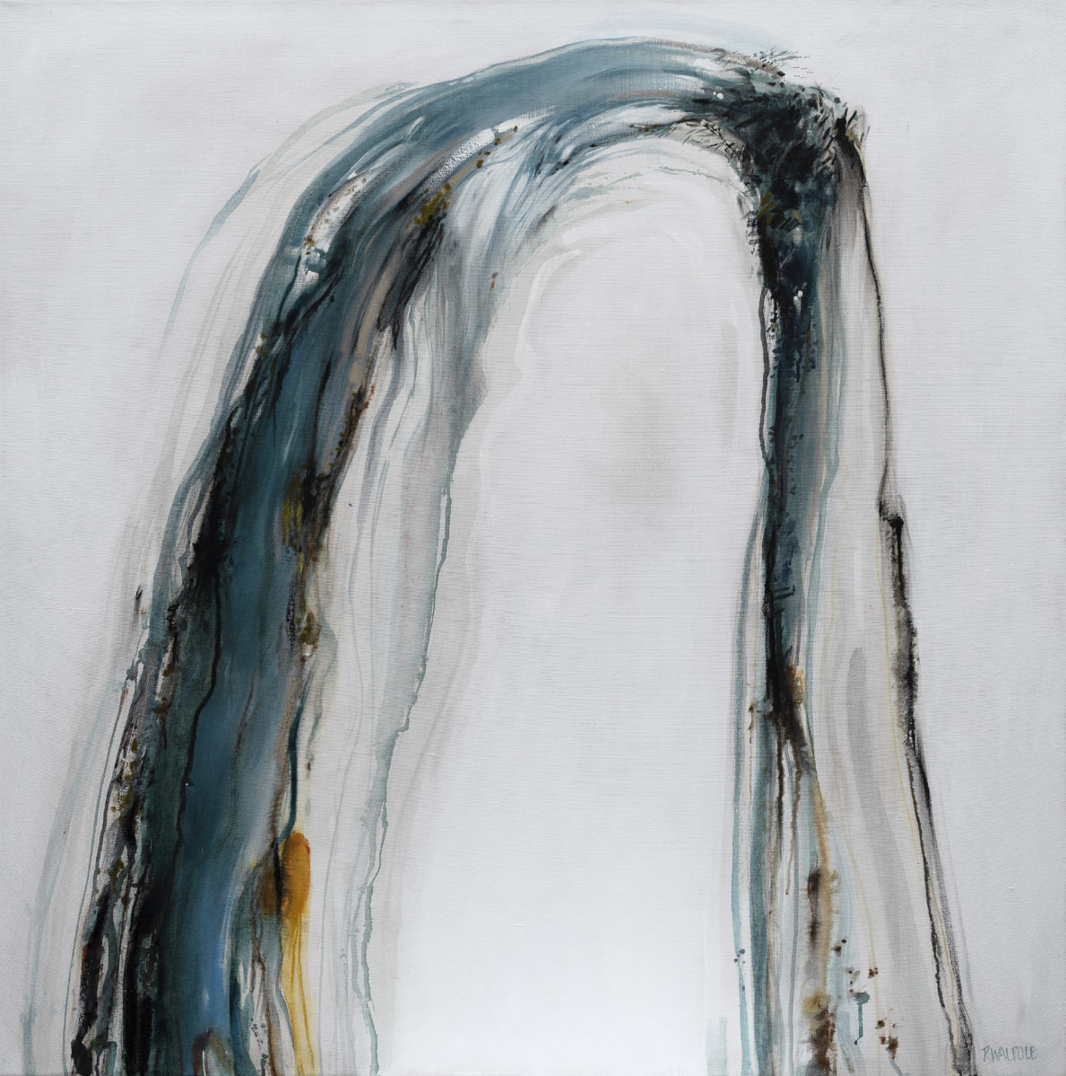 River Bend II | Pam Walpole | Mixed media on canvas | 137 x 137 cm | $5000