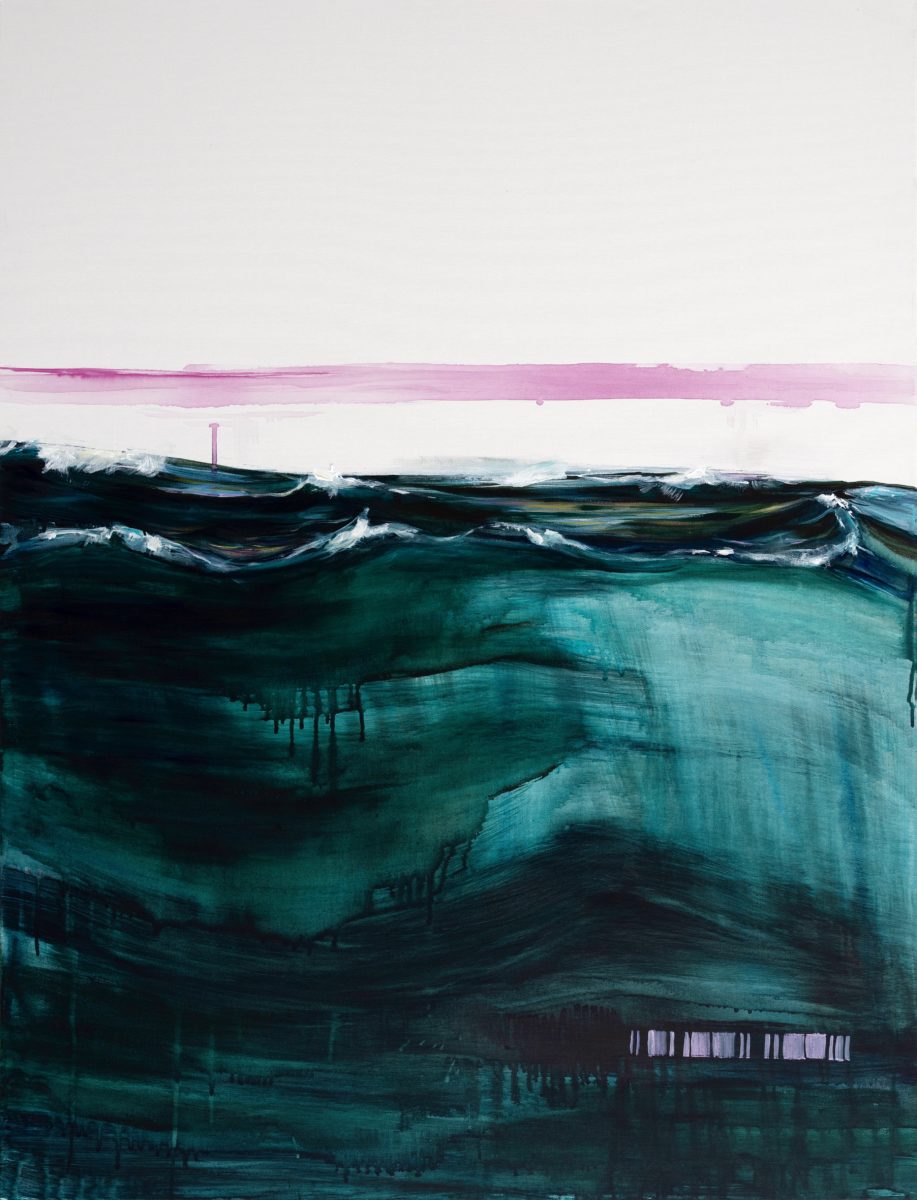 Submerge 2022 | Shyanne Clarke | Acrylic on canvas | 122 x 91 cm | $2100