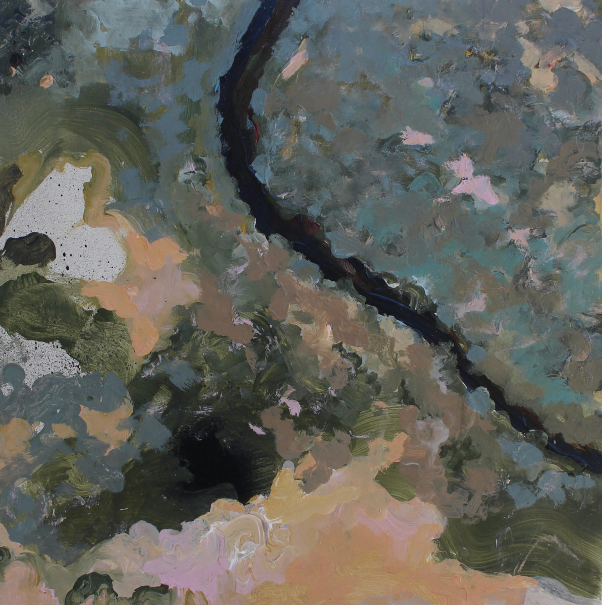 Keyser Creek, Noosa 2023 | John Waldron | acrylic on board | 45 x 45 cm, framed | $400