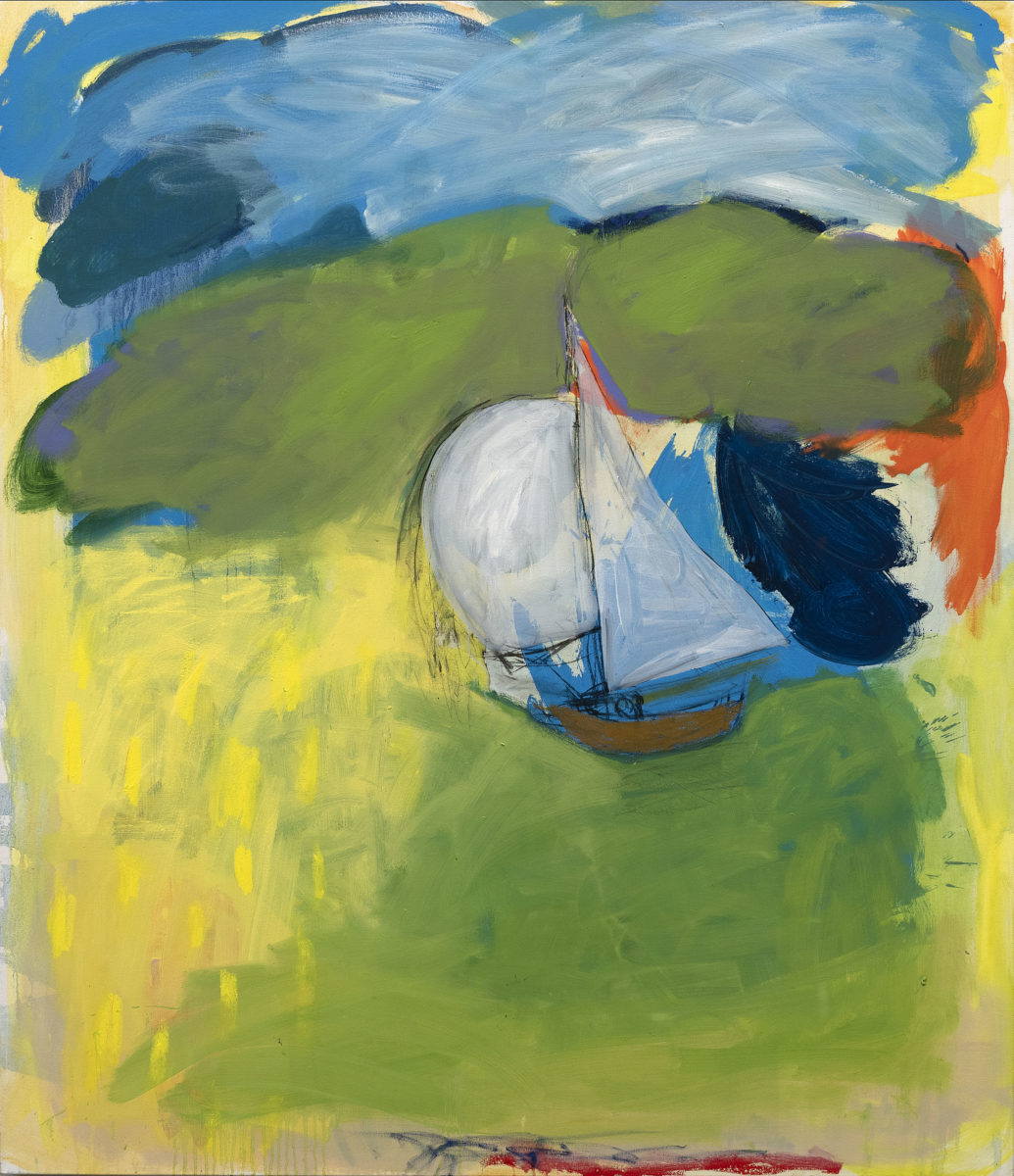 Adrift 2023 | Sue Gill | oil on canvas | 150 x 130 cm | $4500