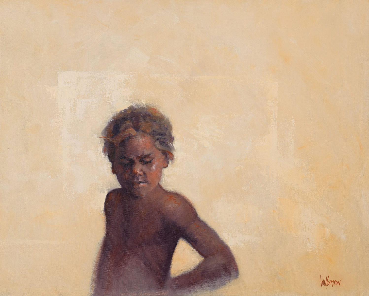 Young Boy | Jan Williamson | Oil on canvas | 61 x 76 cm | SOLD