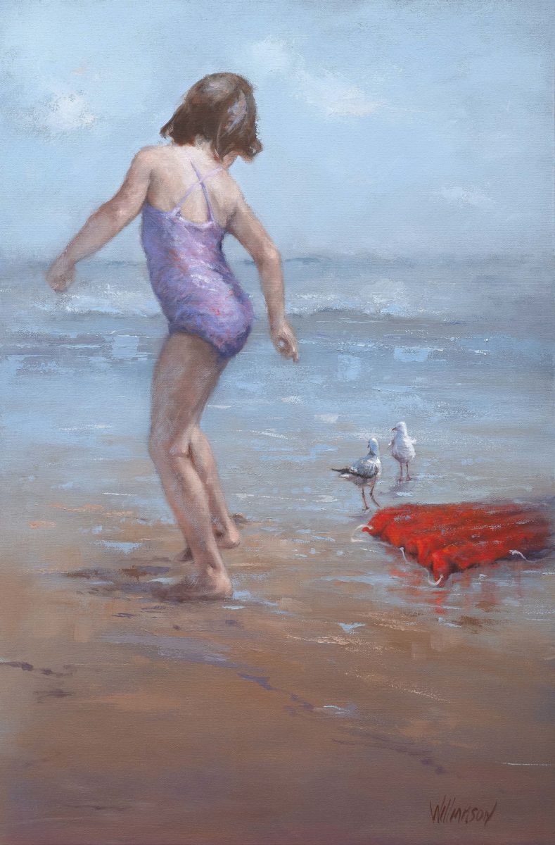 Red Surf Mat | Jan Williamson | Oil on canvas | 91 x 61 cm | $7,500