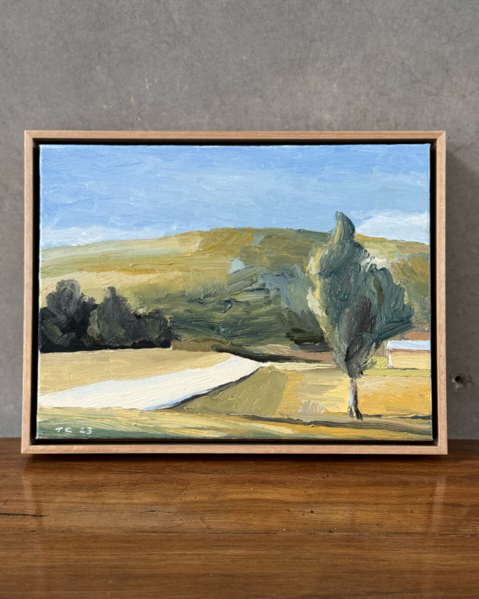Country Road | Tony Coles | oil on canvas | 30 x 40 cm, framed in oak | $1,450