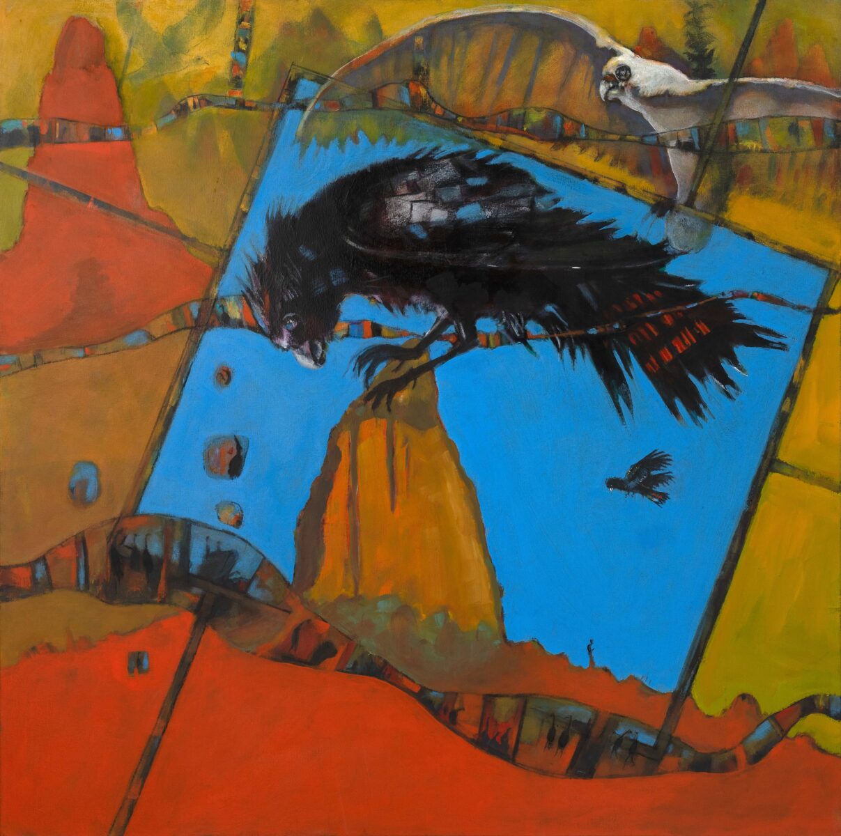 Contained Within | Rex Backhaus-Smith | acrylic on canvas | 100 x 100 cm | $6,000