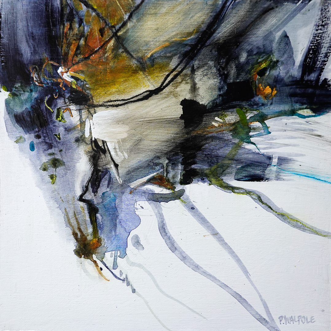 A Tidal Stream | Pam Walpole | mixed media on board | 32.5 x 32.5 cm (framed) | $850