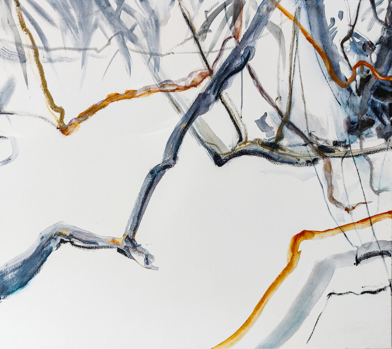 In the Canopy II | Pam Walpole | mixed media on canvas | 91 x 101 cm | $2,500