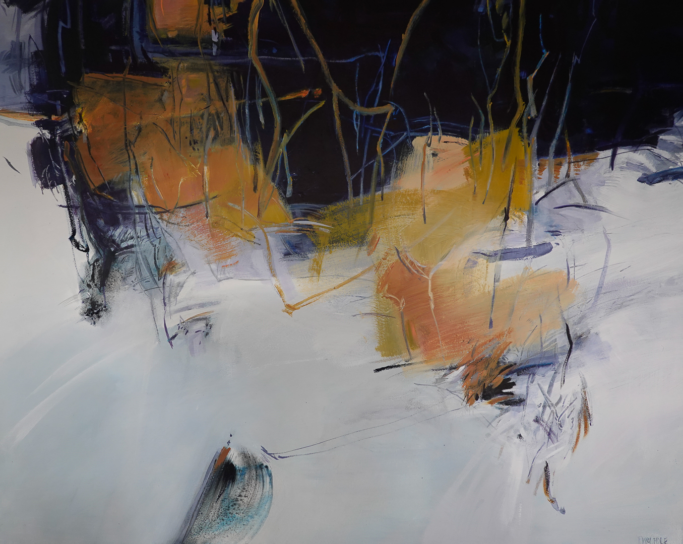 Sunset Reflections | Pam Walpole | mixed media on canvas | 120 x 150 cm | $5,200