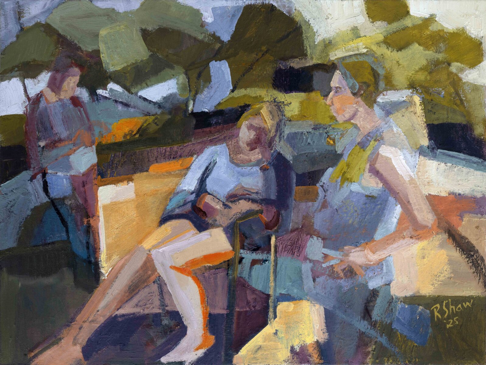 Lost Conversations | Robyn Shaw | Oil on canvas | 46 x 61 cm | $1,200