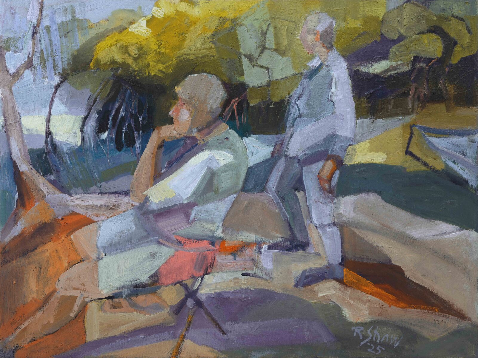 Lost in Contemplation | Robyn Shaw | Oil on canvas | 46 x 61 cm | $1,200