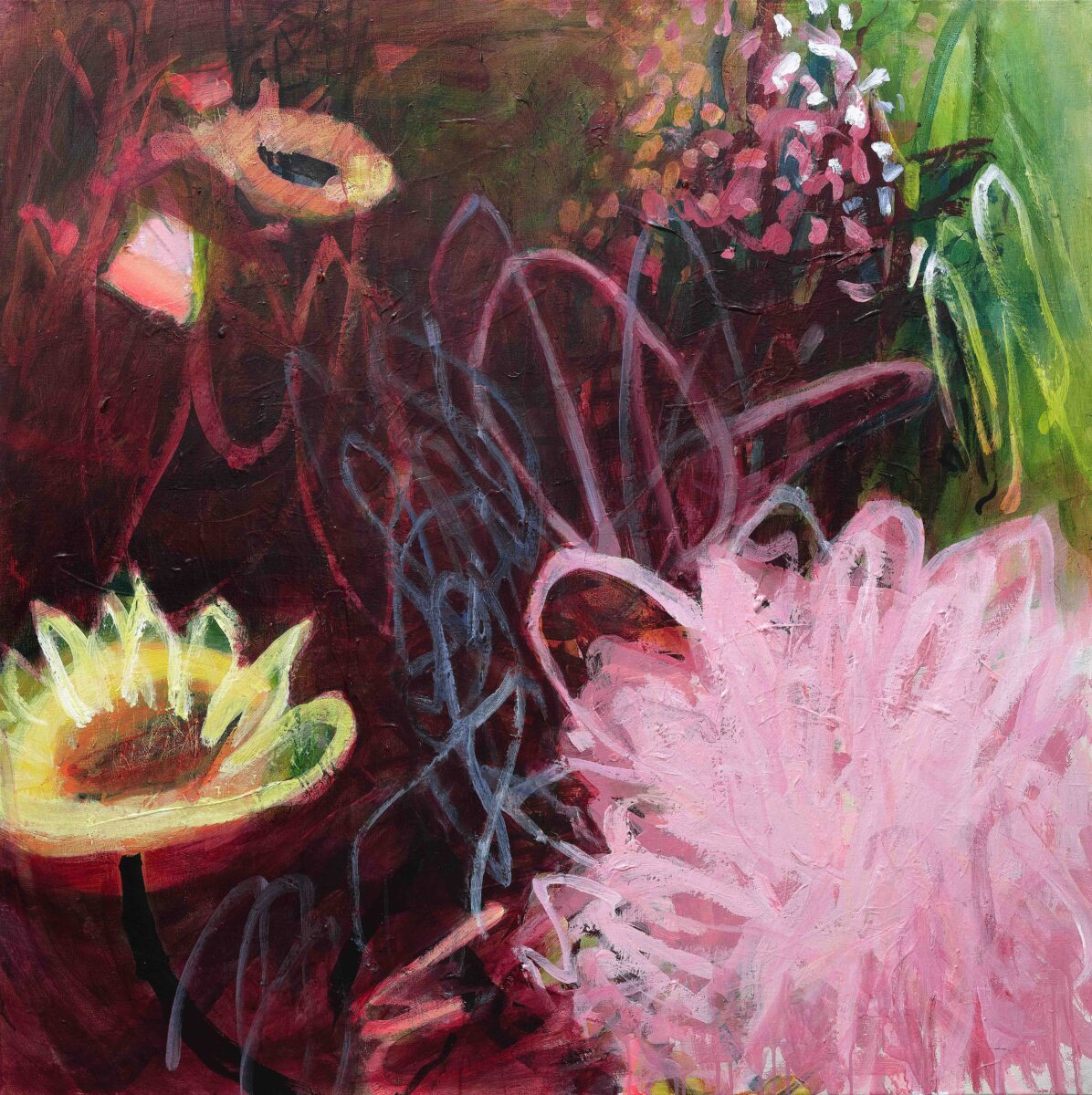 Dreamscape | Helena Jackson-Lloyd | Acrylic on linen | 120 x 120 cm | $4,400