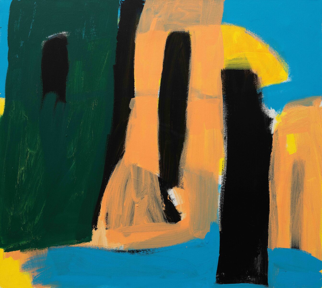 Blue Wave 2025 | Sue Gill | acrylic on canvas | 90 x 100 cm | $3,800