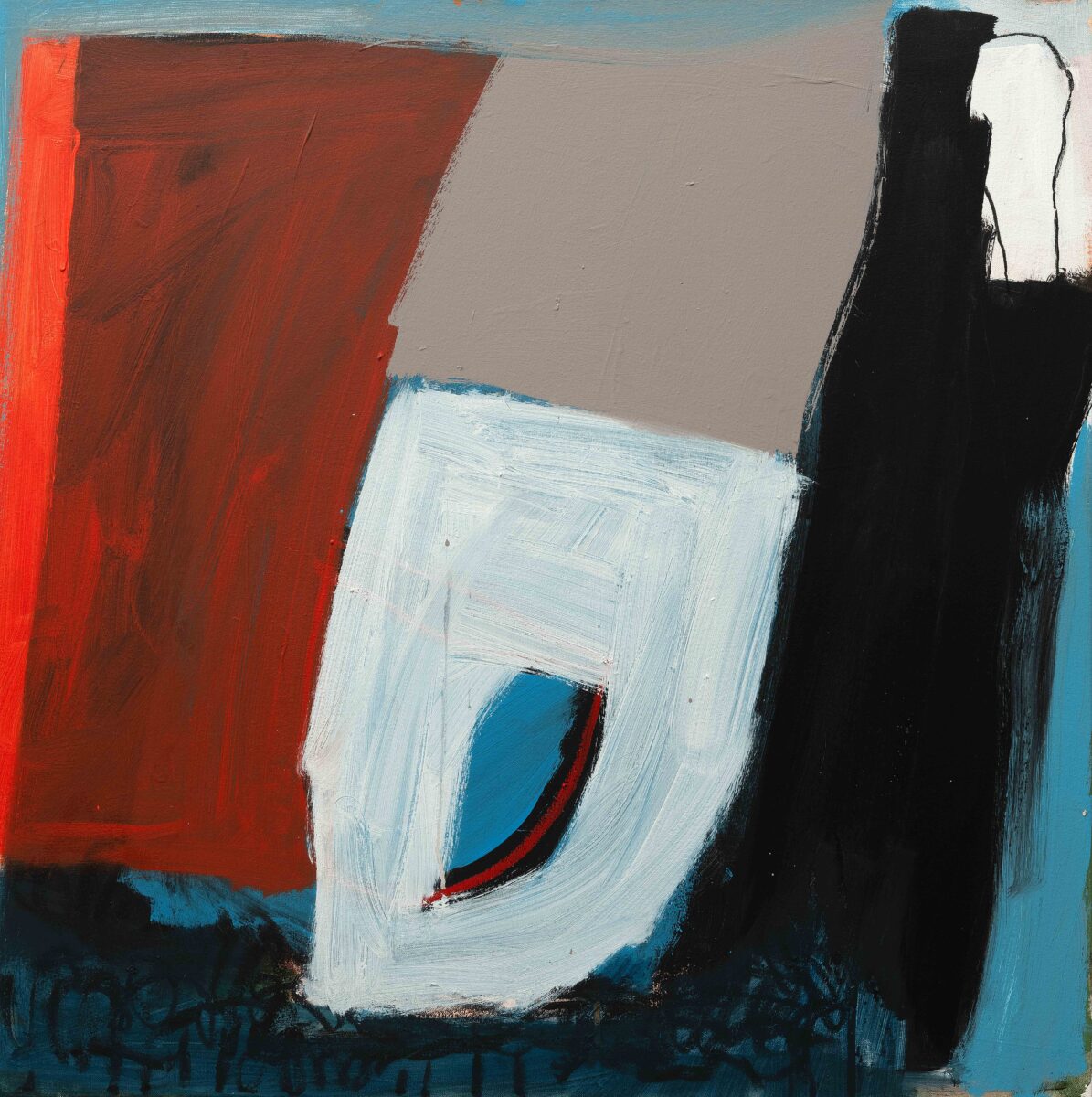 Blue Eye 2025 | Sue Gill | mixed media on canvas | 80 x 80 cm | $3,200