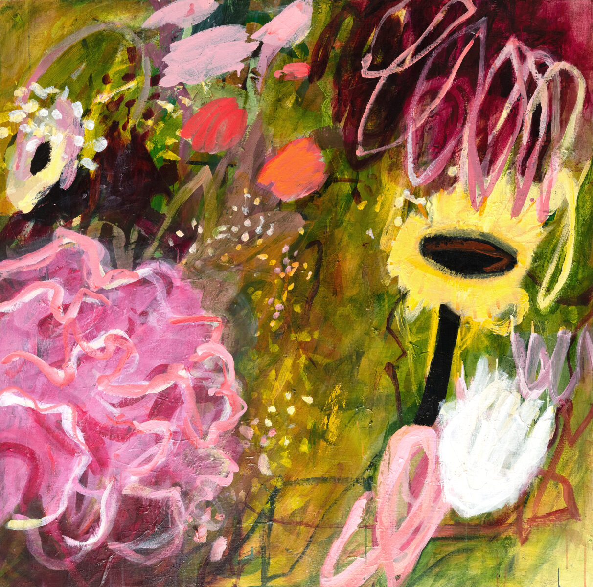 Late Spring | Helena Jackson-Lloyd | Acrylic on linen | 120 x 120 cm | SOLD