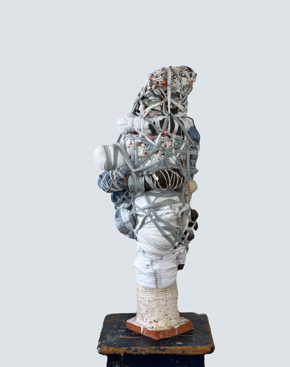the young courtesan | ronniecay | Sculpture - ceramic, cloth, bindings | 71 cm | $3,500